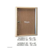 TABLON ANUNCIOS DEVAL CADIZ HAYA MOD.30A 500 al. x 600 an. x 50 fd. CUERPO 16 mm.