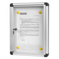 PANEL ANUNCIOS ARREGUI PAN51 ALUM.BLANCO 40X30 1F.