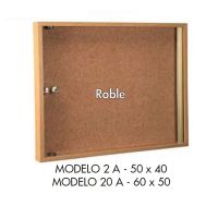 TABLON ANUNCIOS DEVAL SEVILLA ROBLE MOD. 20A 500 al. x 600 an. x 50 fd.